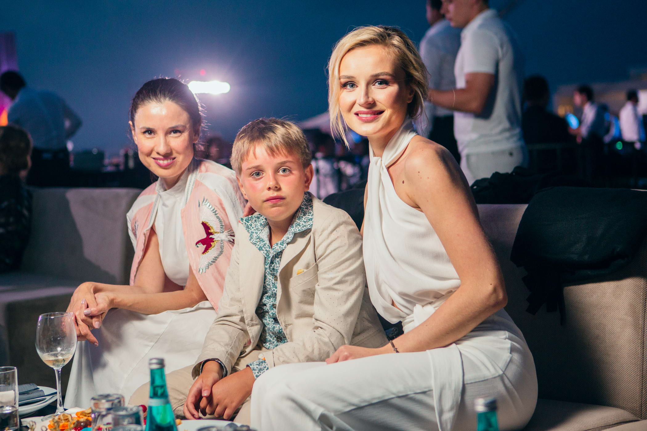 Полина Гагарина и сын Андрей